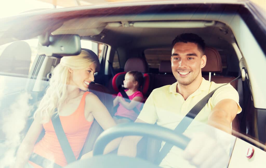 Seasonal Car Maintenance by CAMS Automotive in Kenner, LA. Image of a family ready for a safe and enjoyable summer road trip after a comprehensive vehicle inspection.